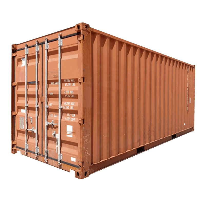 Used 20 Ft Shipping Container Standard 8 Ft 6 In High Used Cargo