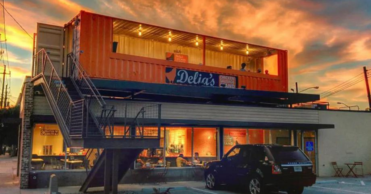 Shipping Containers Restaurant in Atlanta