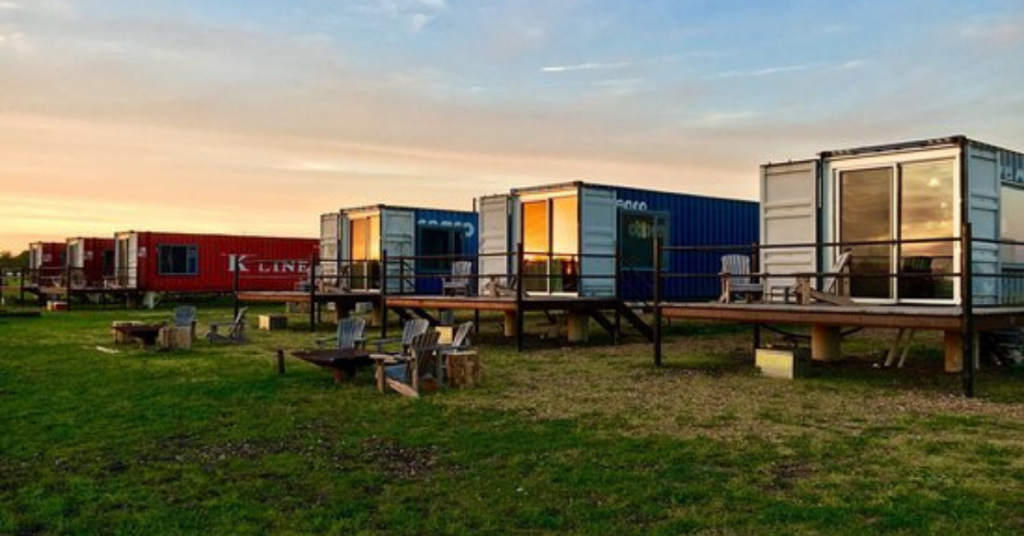 flophouze shipping container hotel from a used shipping containers