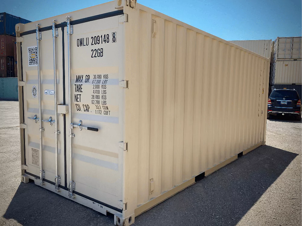 New 20 Ft Shipping Container Standard 8 Ft 6 In High New Iicl Conex