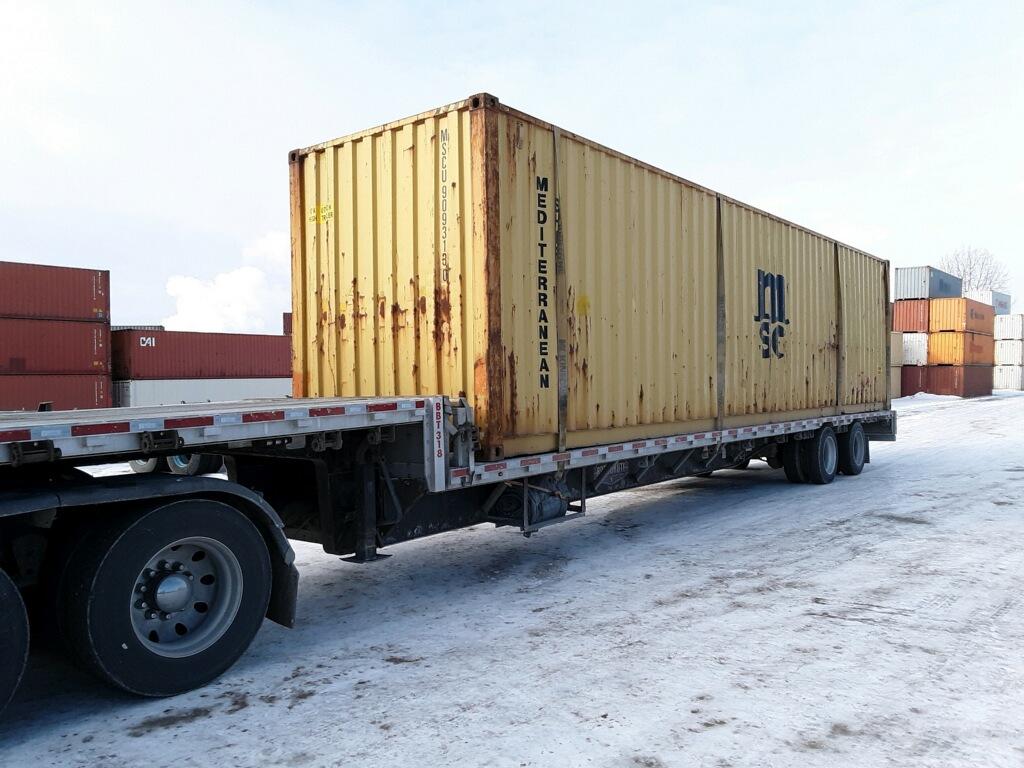 Used 40 ft Shipping Container High Cube 9 ft 6 in High Used AS IS