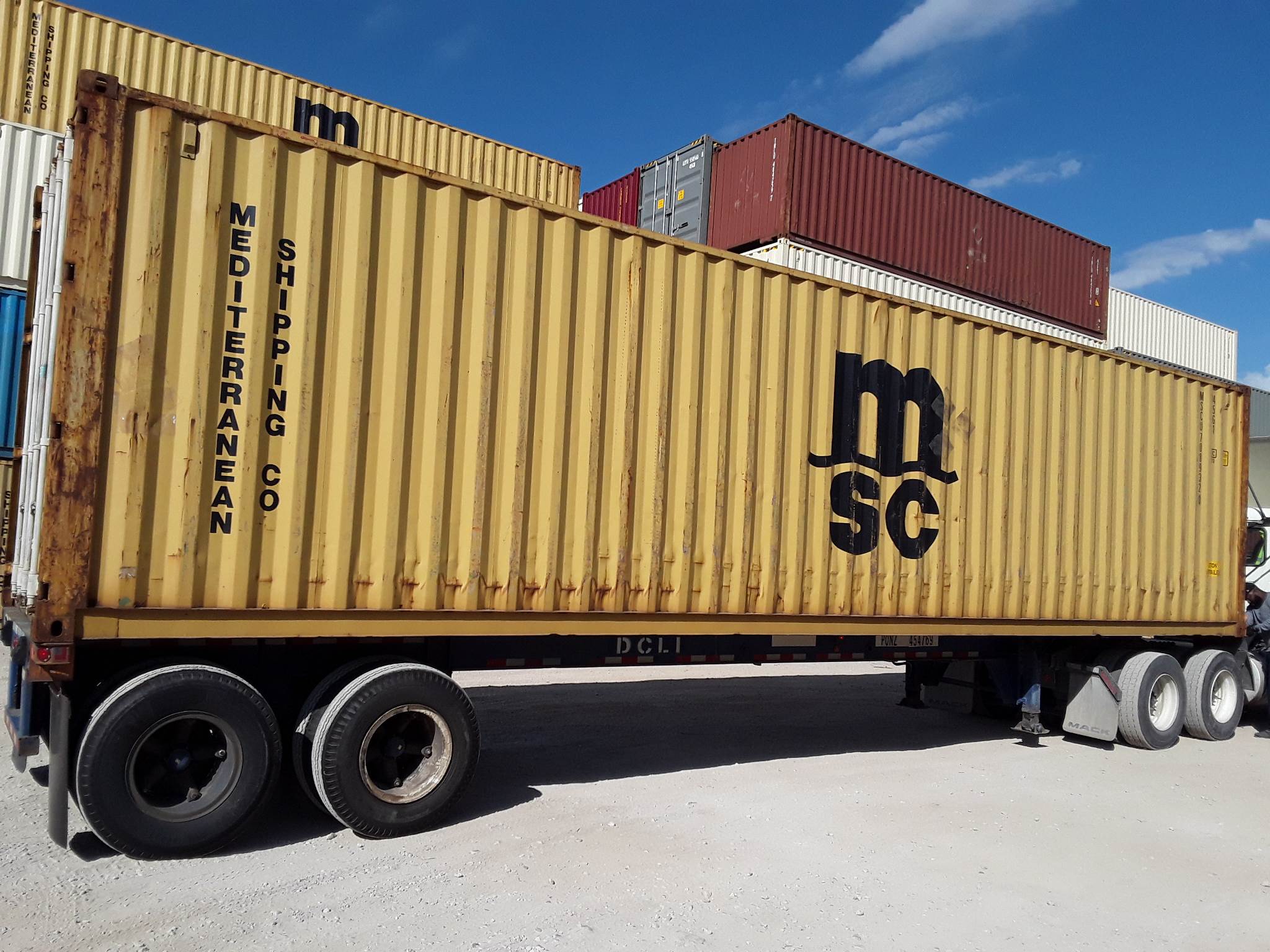 Used 40 ft Shipping Container Standard 8 ft 6 in High Used IICL