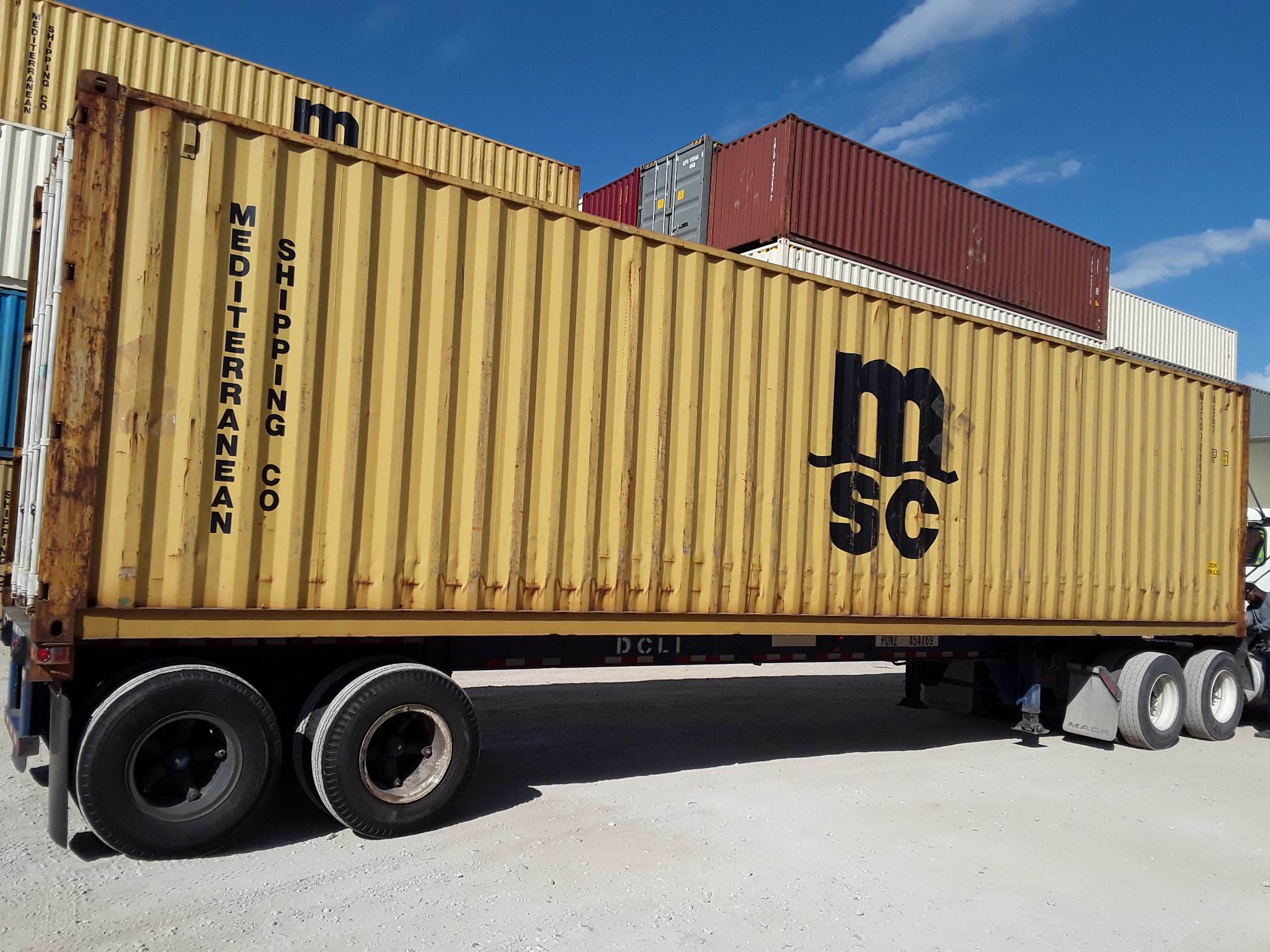 Used 40 ft Shipping Container Standard 8 ft 6 in High Used IICL